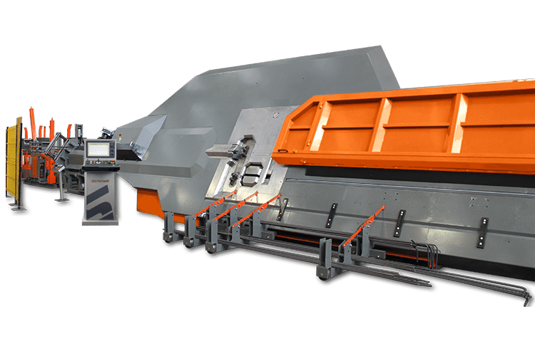 Schnell Eura 20 cadreuse faconneuse pour fers en bobines - Van Haut NV Betonstaalverwerking