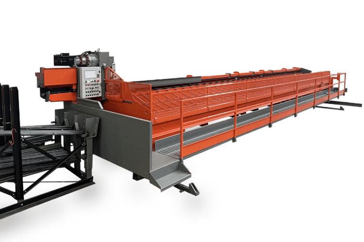 Schnell Optibat 3 100T automatic rebar cutting bench - Van Haut NV Betonstaalverwerking