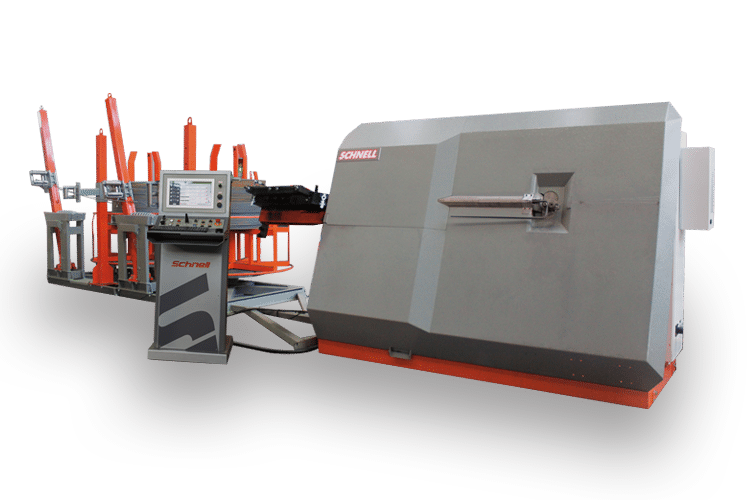 Schnell Prima13 automatic stirrup bender from coil - Van Haut NV Betonstaalverwerking