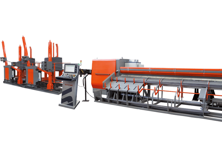 Schnell Reta 13 automatic wire straightening and cutting machine - Van Haut NV Betonstaalverwerking
