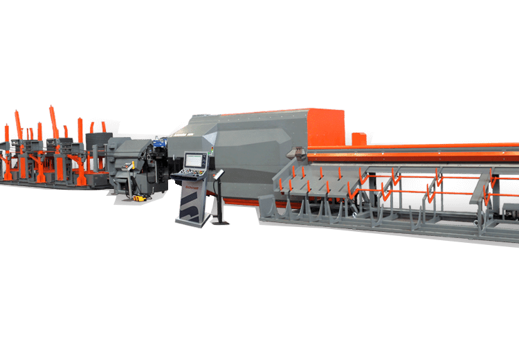 Schnell Reta 20 Super automatische rollenrichtmachine - Van Haut NV Betonstaalverwerking