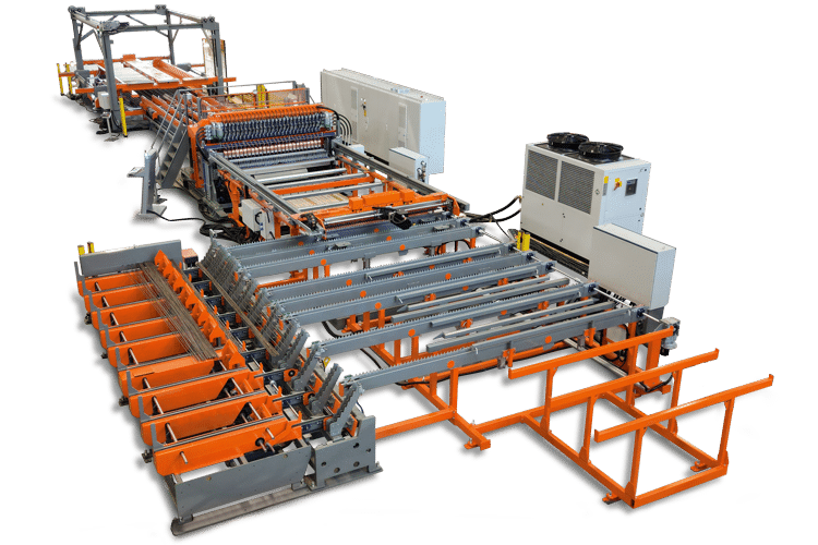 Schnell Versa Line BB mesh welding machine - Van Haut NV Netten