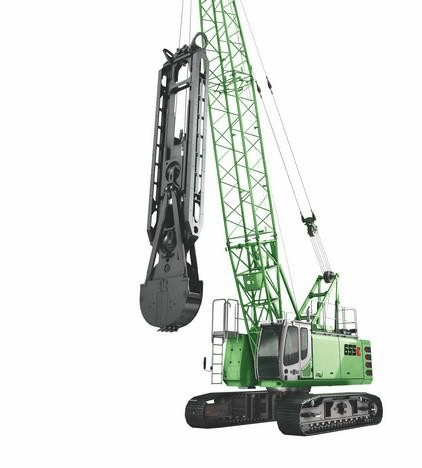 Sennebogen 655R diepwandgrijper - Van Haut NV Heavy Duty Kranen