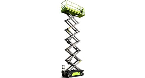 Zoomlion ZS1212AC Li Render - Van Haut NV Schaarliften op banden