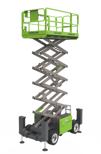 Zoomlion ZS1218ERT Render 1 - Van Haut NV Schaarliften op banden