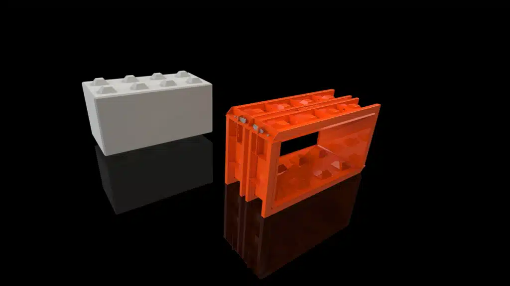 betonblokmal Concrete block mould