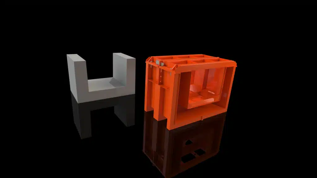 3a030kwn custom shape mould drainage - Van Haut NV Moules béton