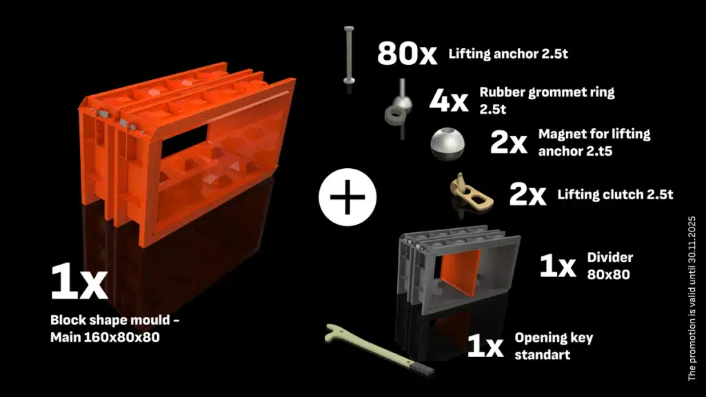 3a030plx starter pack bundle - Van Haut NV Betonmallen